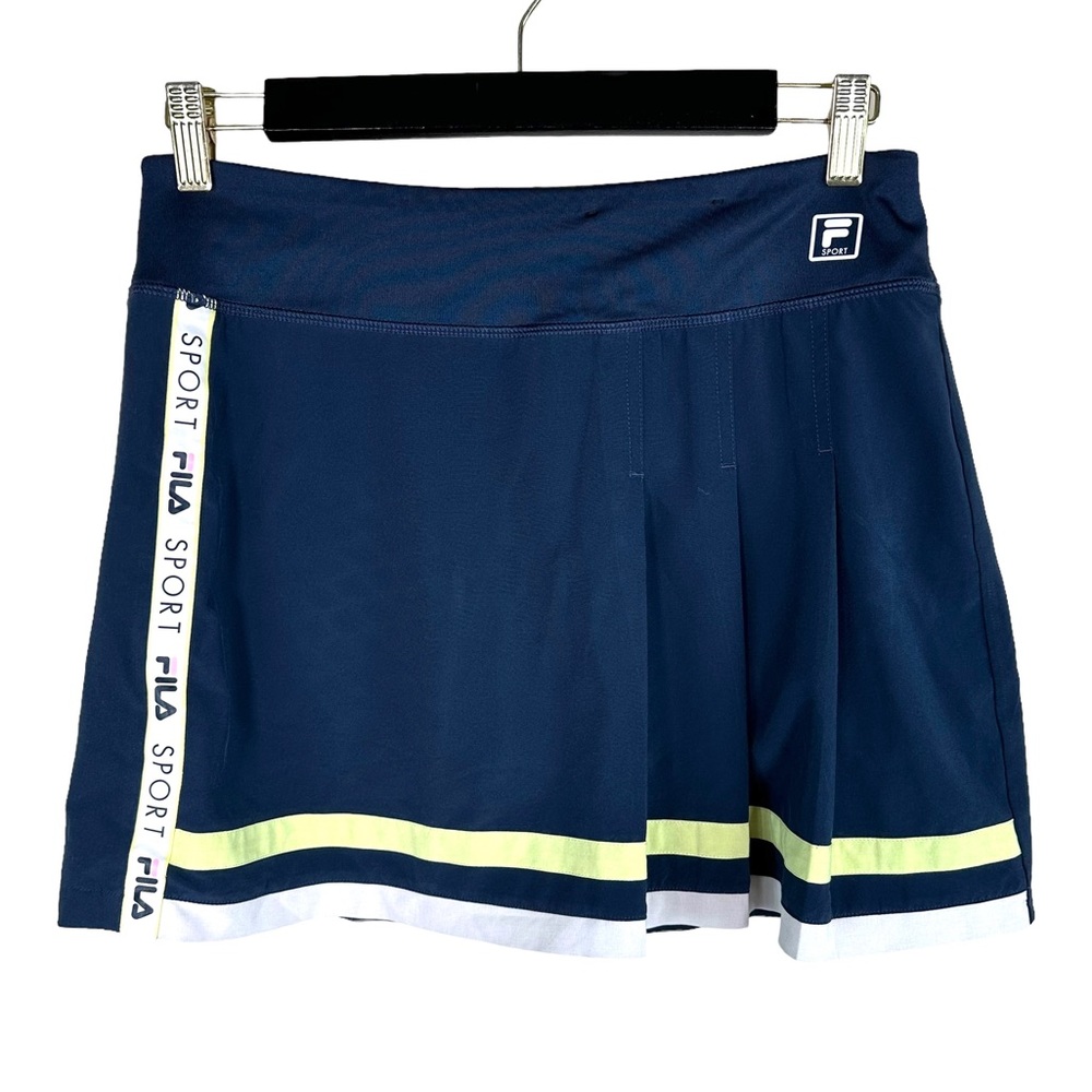 Fila Sport Navy Pleat Tennis Skort